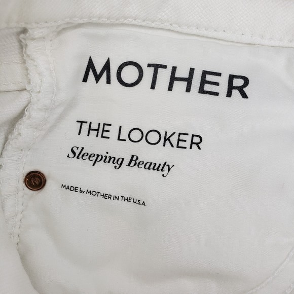 Mother The Looker Skinny Jean in Sleeping Beauty White Size 27 - Picture 9 of 10